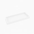 Bandeja de silicone antiderrapante ideal para cozinha, mantendo itens estáveis e organizados