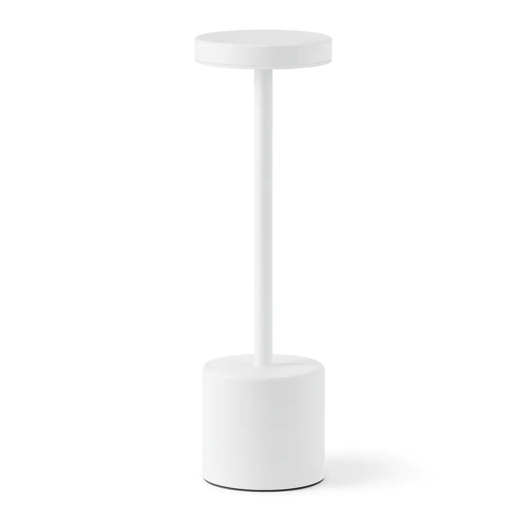 Candeeiro de Mesa LED com Sensor de Toque exibindo seu design moderno e funcional, ideal para estudo, trabalho e decoração.