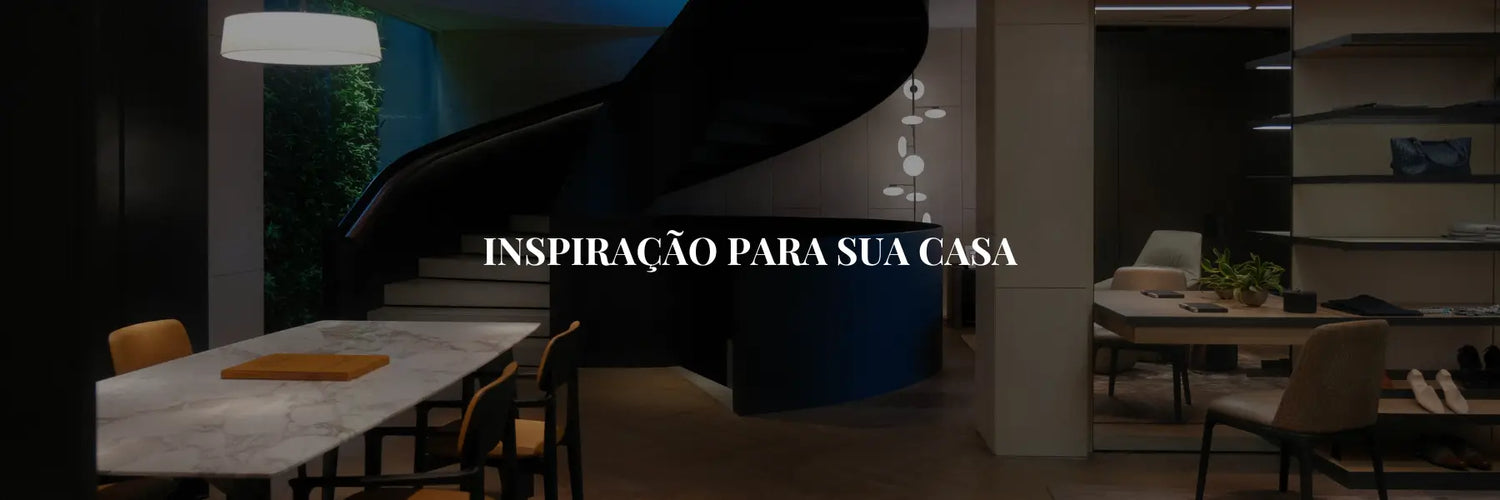 Banner desktop convidando para conhecer o blog da Essencial Shop com dicas de organização e décor