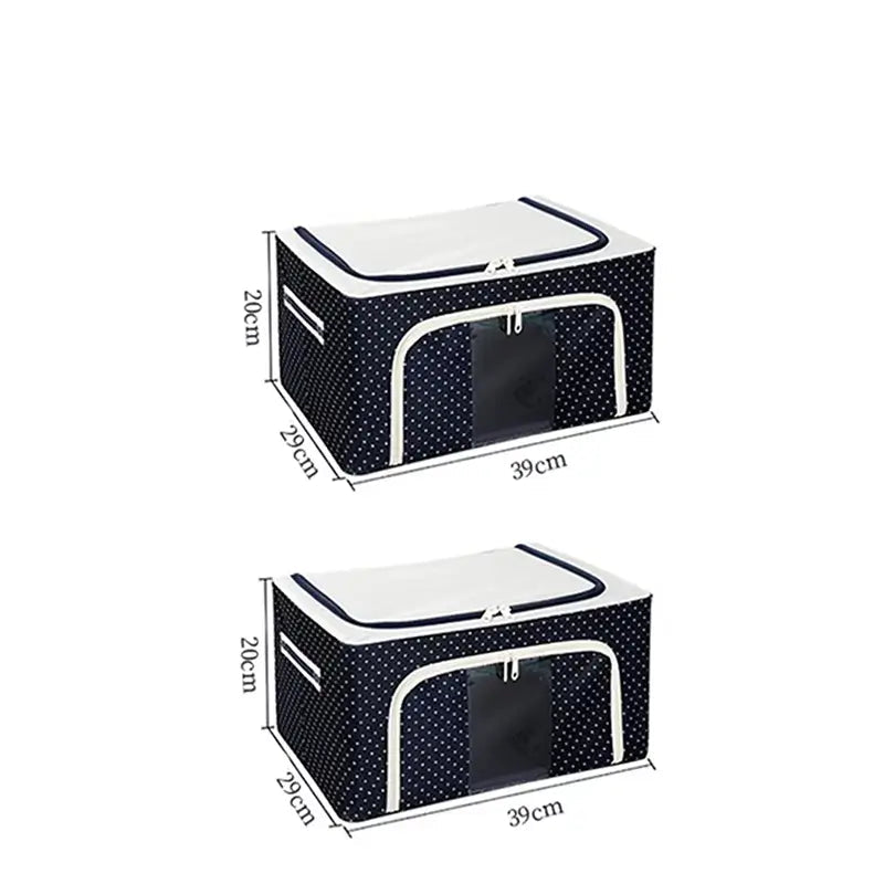 Bolsa de armazenamento para roupas dobrável com alças e proteção extra contra umidade