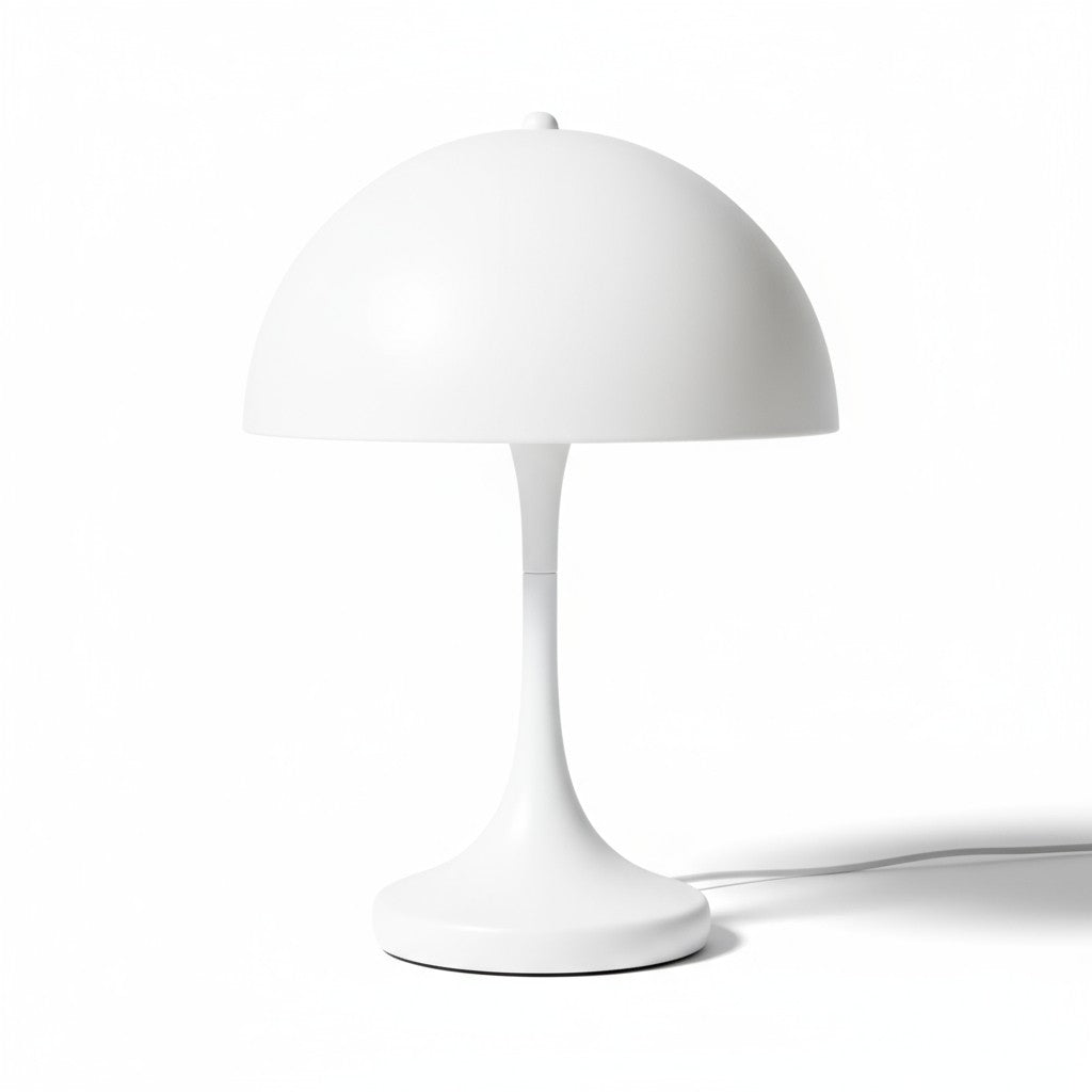 Decoração de cabeceira em formato de cogumelo com luz noturna recarregável e interruptor de toque, projetada para criar um ambiente acolhedor.