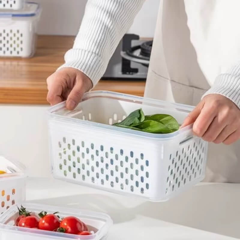 Caixa de Preservação Dupla Camada disponível em opções de 1, 2 ou 3 unidades para atender às suas necessidades.