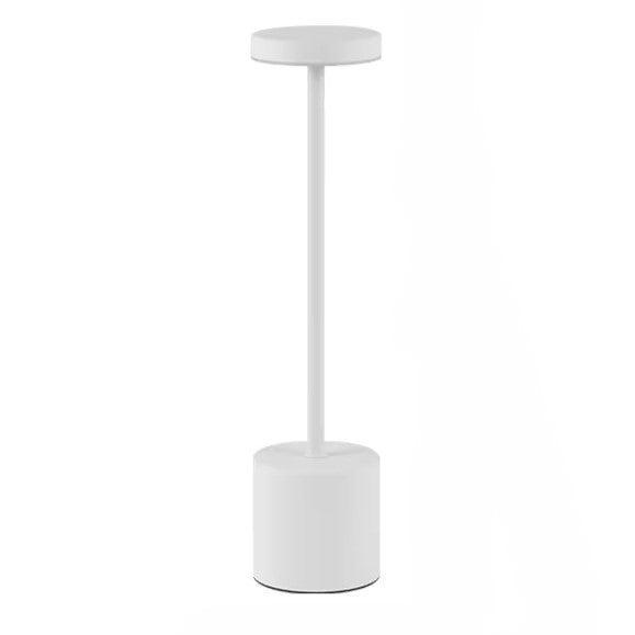Candeeiro de Mesa LED com Sensor de Toque exibindo seu design moderno e funcional, ideal para estudo, trabalho e decoração.