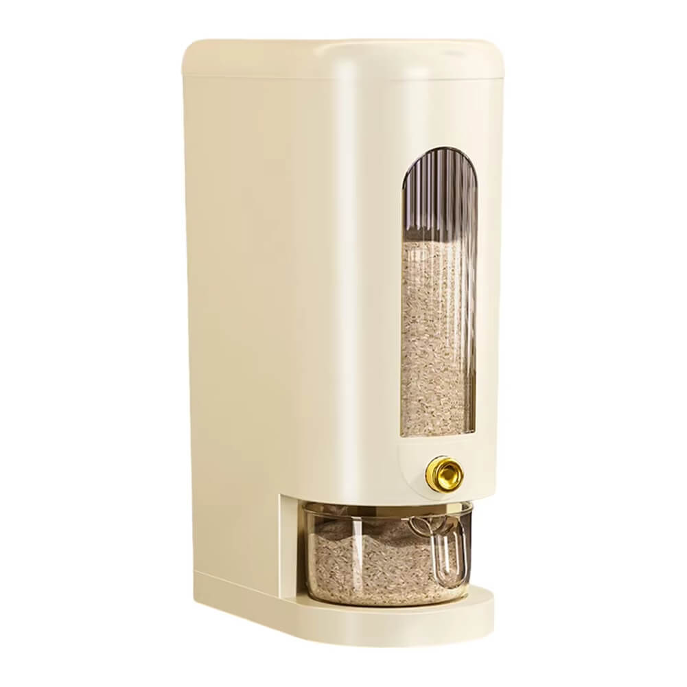 Design moderno e funcional do Dispensador Automático de Cereais, que combina com o estilo da sua cozinha e oferece organização eficiente.