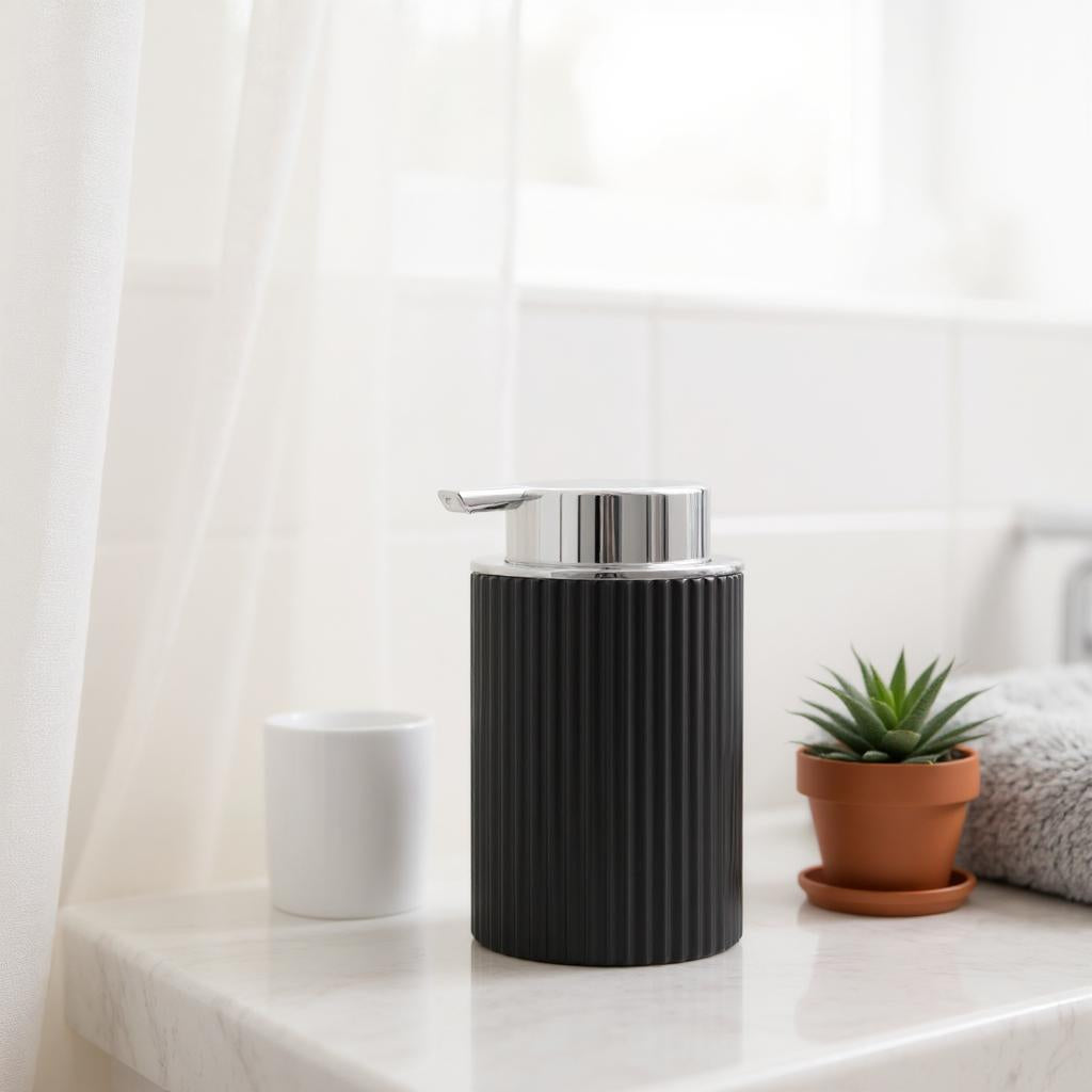 Dispensador manual de luxo decorativo que une funcionalidade e beleza para organizar o ambiente