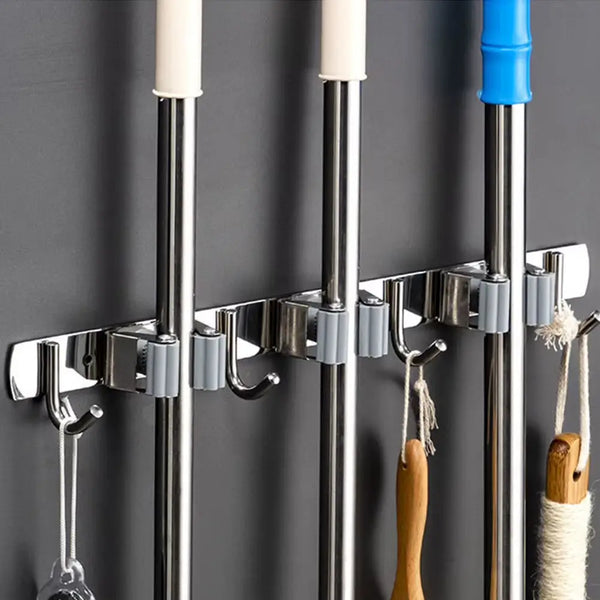 Gancho de parede em inox moderno e resistente para organizar toalhas e acessórios com estilo