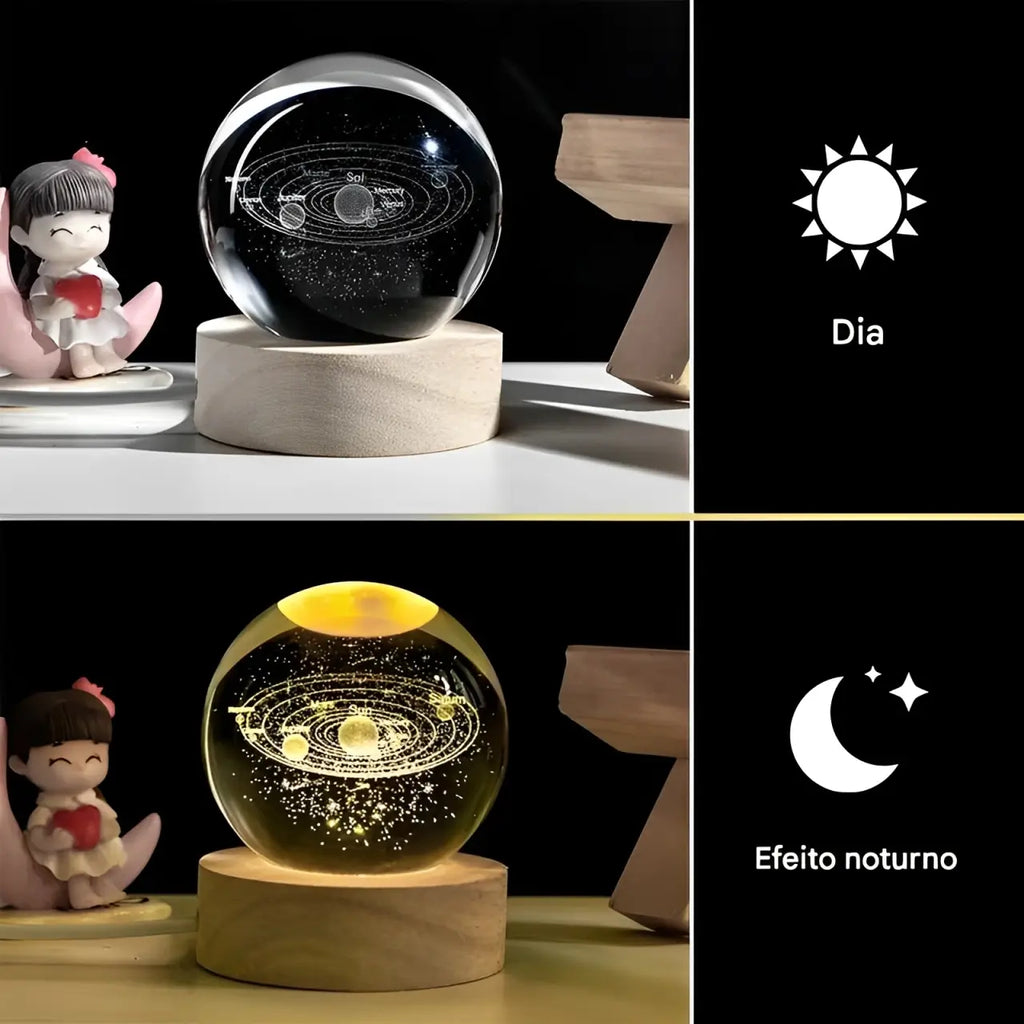 Resultado final da instalação da Luminária LED 3D, mostrando a perfeita integração entre luz, design e materiais para transformar o espaço.
