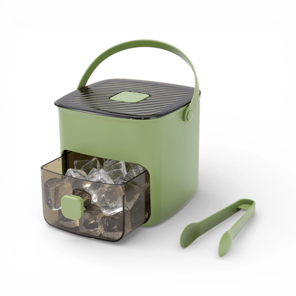 Molde de cubo de gelo reutilizável com 48 grades, design empilhável com tampa antiodor para freezer