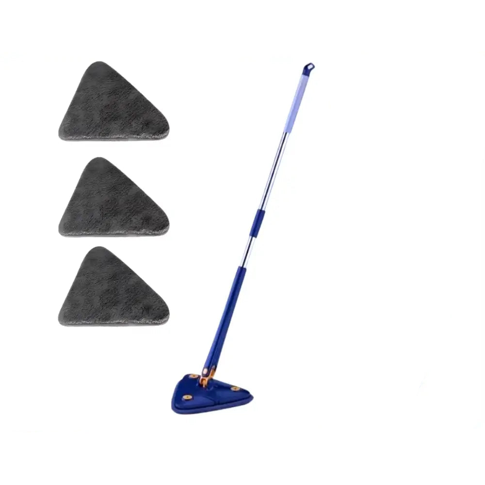 Mop de limpeza giratório 360° com mecanismo de lavagem e secagem rápido para pisos sempre limpos