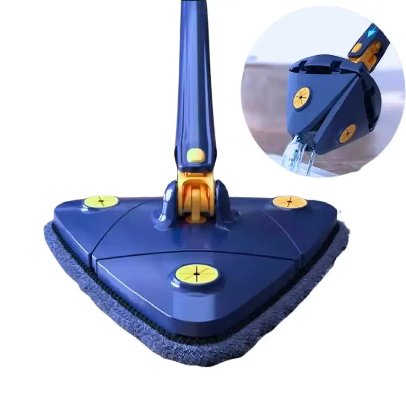 Mop de limpeza com balde giratório 360°, sistema de centrifugação para escoar excesso de água