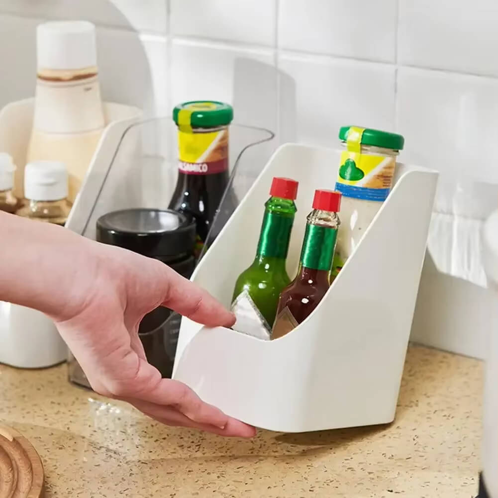 Organizador Compacto para Cozinha com espaço otimizado, ideal para manter sua bancada limpa e organizada.