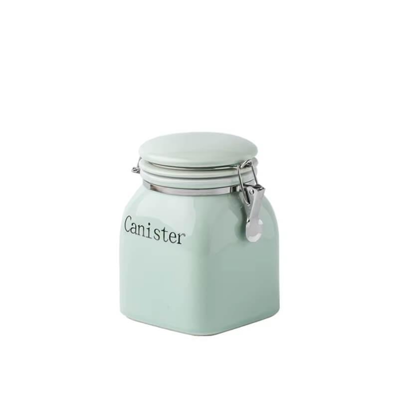 Pote de Cerâmica com Vedação Hermética, trazendo organização e sofisticação à sua cozinha.