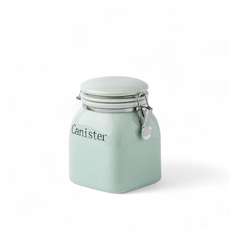 Pote de Cerâmica com Vedação Hermética, trazendo organização e sofisticação à sua cozinha.