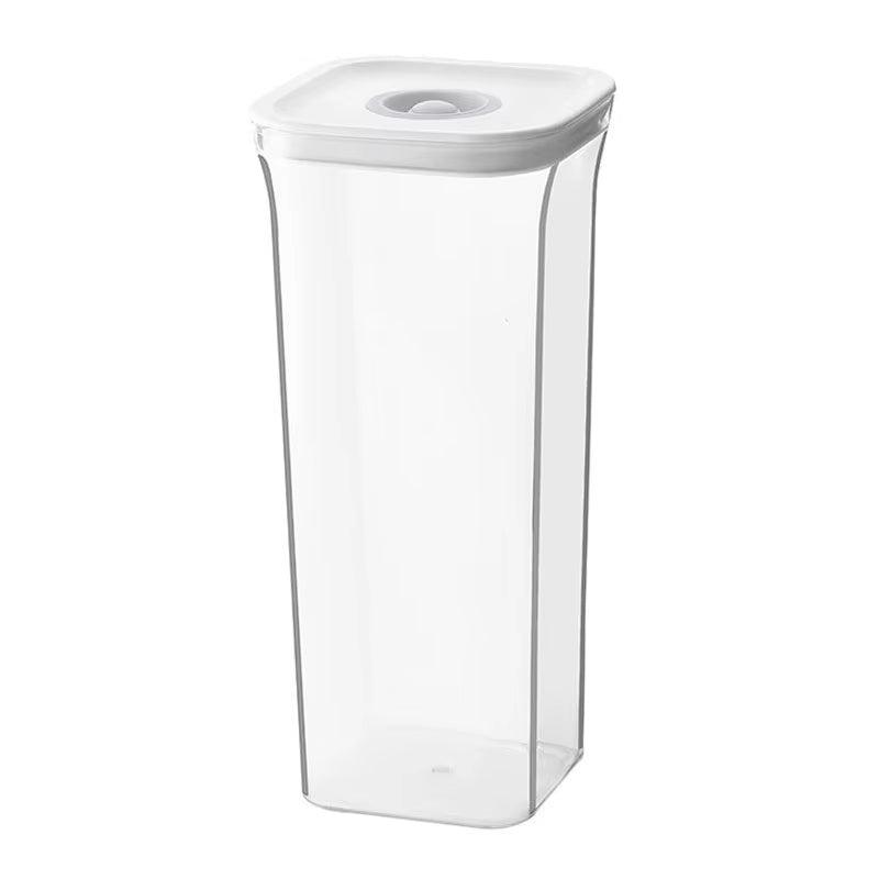 Pote Hermético disponível nas capacidades de 500ml, 1000ml e 1500ml, perfeito para diferentes tipos de alimentos.