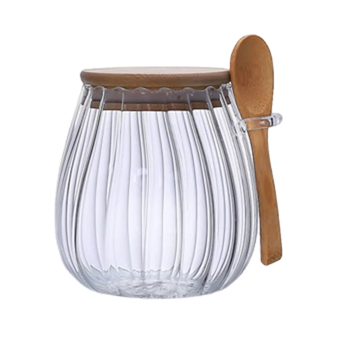 Pote de Vidro Hermético Multifuncional adicionando elegância e organização à cozinha.