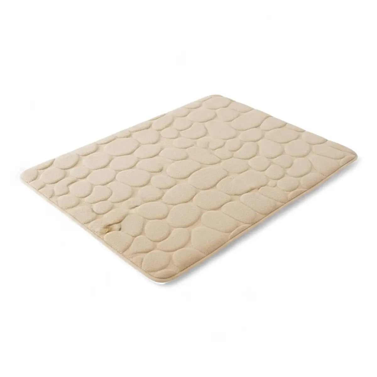 Tapete de banheiro 3D texturizado altamente absorvente, mantendo o piso seco e seguro