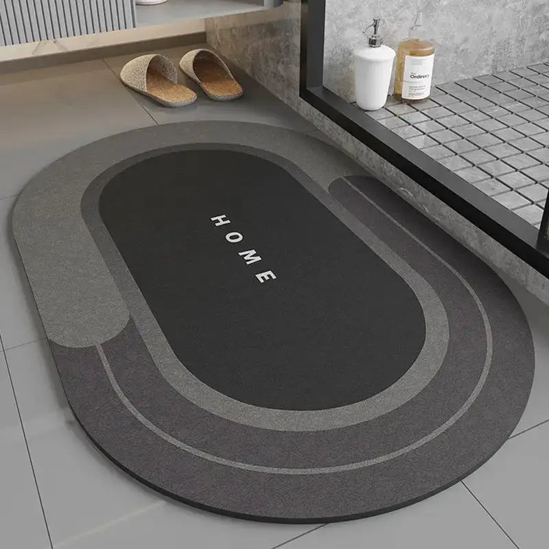 Tapete minimalista para banheiro com design durável e funcional, ideal para uso diário