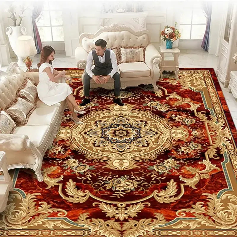Tapete Europeu com combinação de cores que harmonizam perfeitamente com a decoração.