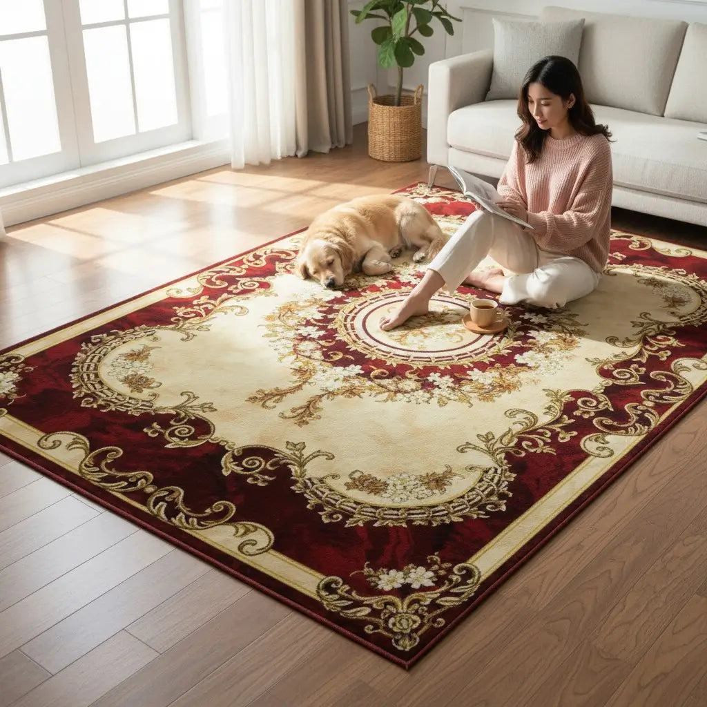 Tapete Europeu combinando conforto e sofisticação em ambientes internos