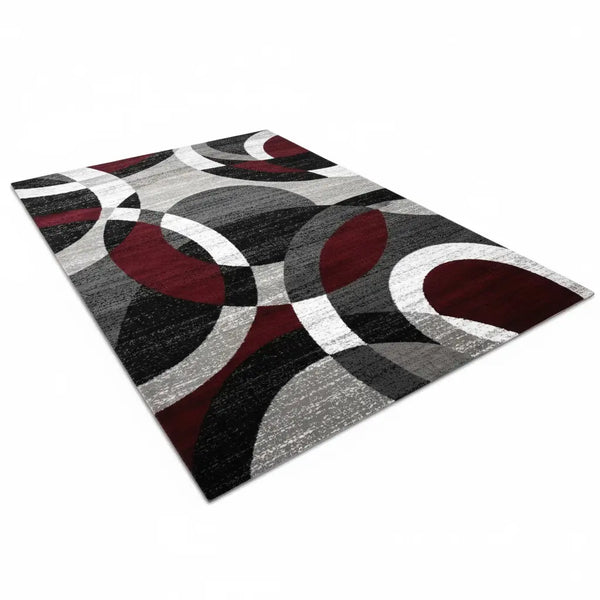 Ambiente sofisticado com o Tapete Geométrico Nórdico, perfeito para decorações elegantes.